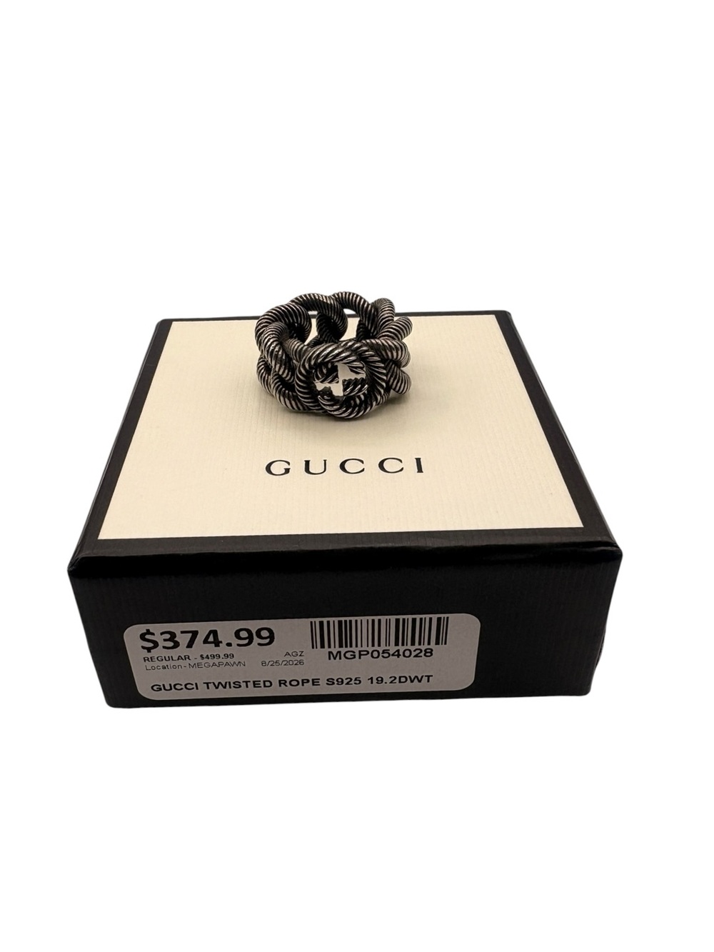 Gucci Twisted Rope Ring